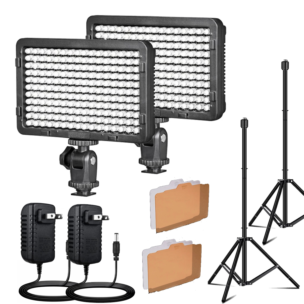 Iris Photography Led Lighting Pack - أضواء ليد ستوديو متدفقة ، تصوير