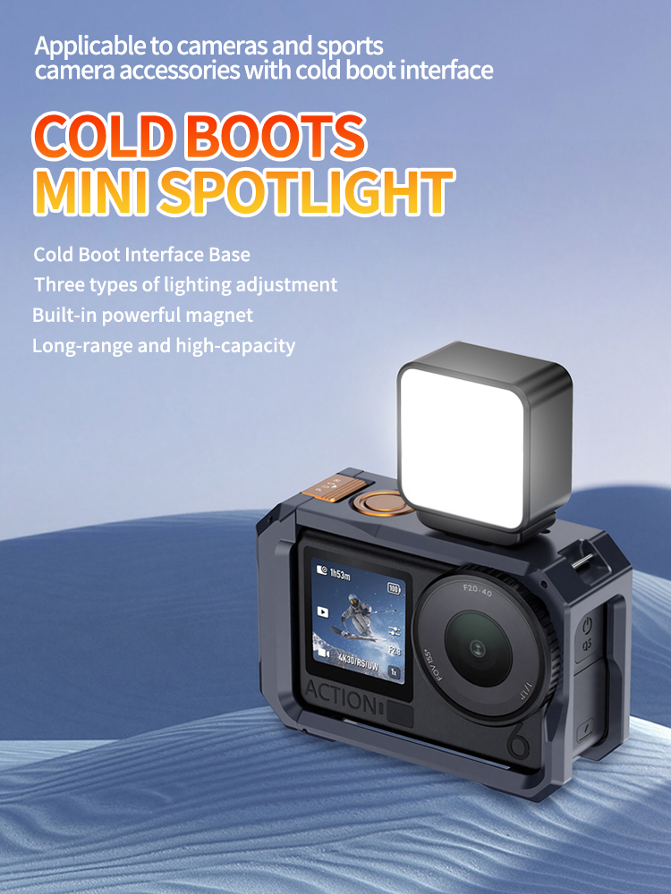 Photography Lighting Description - ضوء فيديو LED مغناطيسي صغير، إضاءة