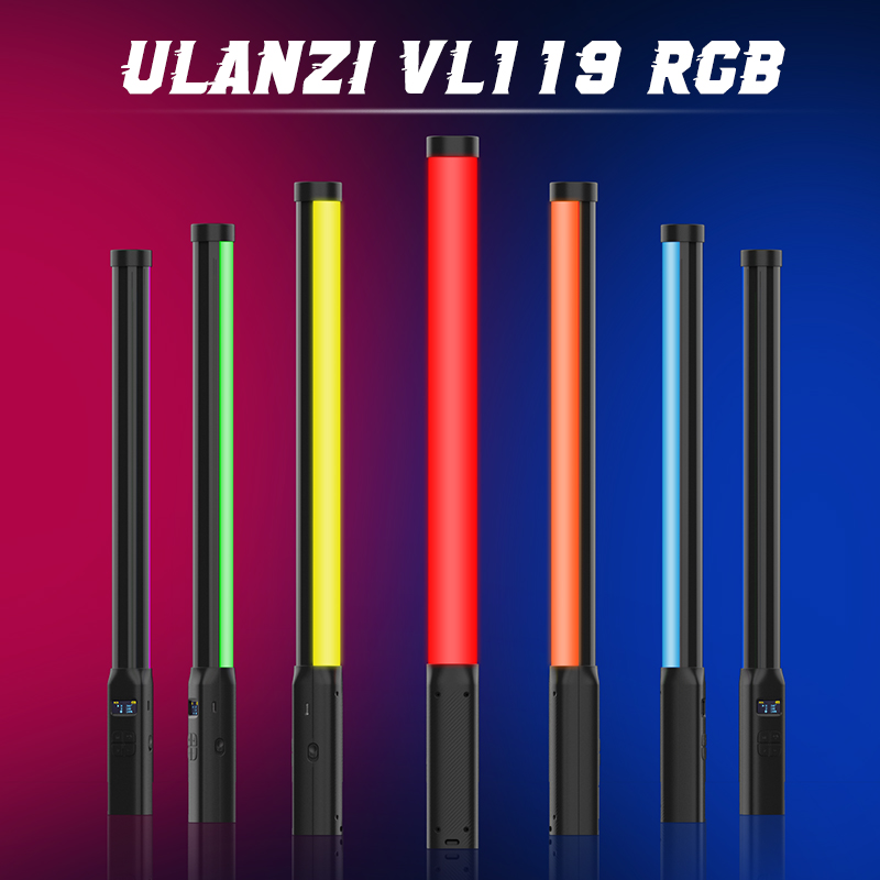 Photography Lighting Styles - Ulanzi VL119 يده RGB الملونة عصا