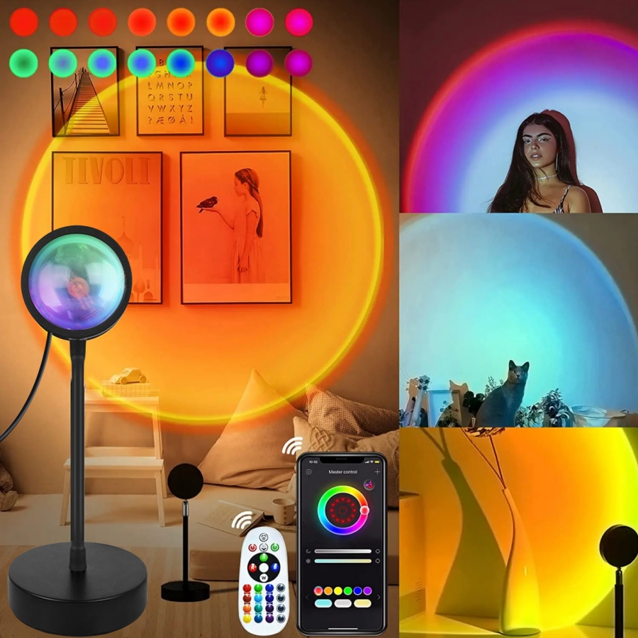 Photography Lighting App - الذكية غروب الشمس مصباح تويا LED