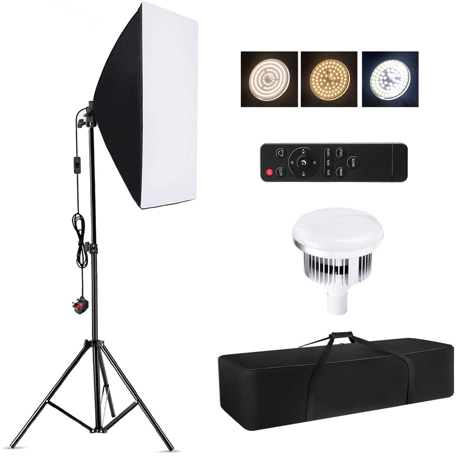 Photography Lighting Styles - طقم إضاءة استوديو التصوير من كامونوم