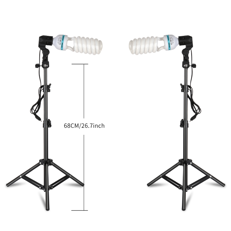 Photography Lighting For Portraits - 2 قطعة 135 واط 5500 كيلو