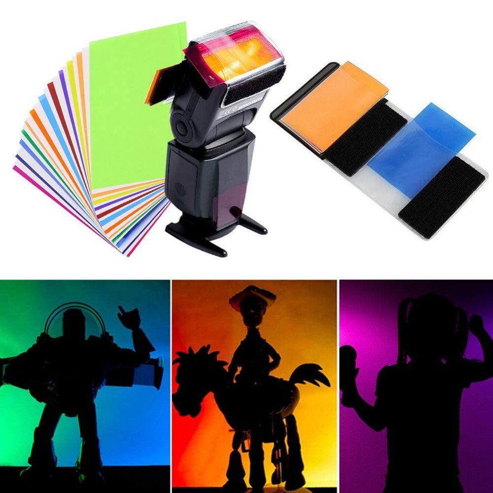 Photography Lighting For Portraits - طقم فلاتر إضاءة للكاميرا بـ 12
