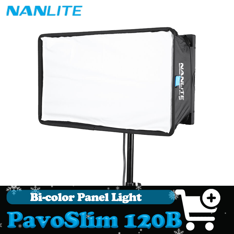 Photography Lighting App - Nanlite PavoSlim 120B ثنائي اللون لوحة
