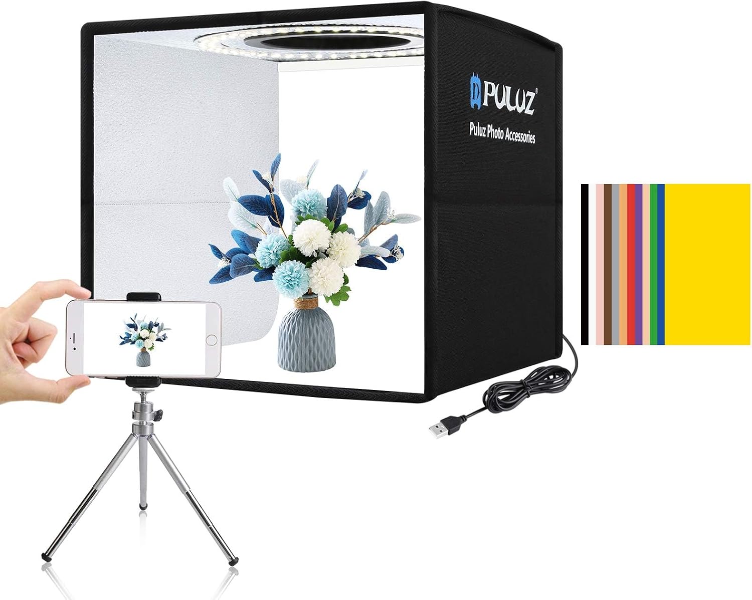 ضوء فيديو LED RGB مع تحكم عبر  - مراجعة Photography Lighting App وسعره