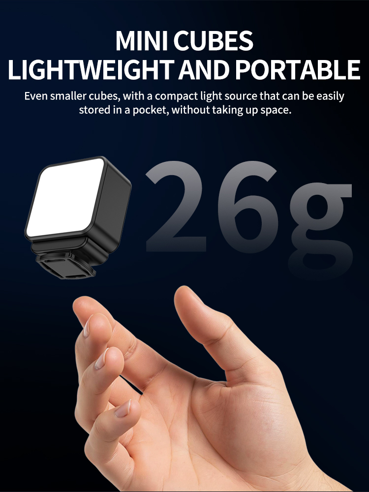ضوء فيديو LED مغناطيسي صغير، إ - مراجعة Photography Lighting Description وسعره