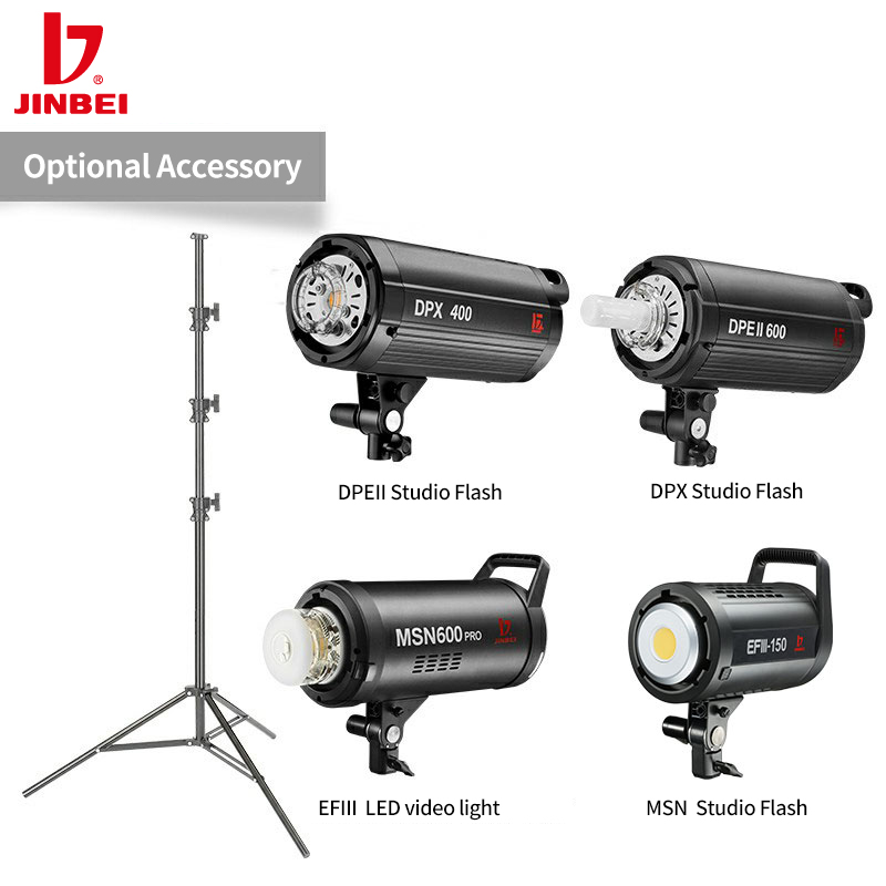 حامل إضاءة احترافي JINBEI MZ-2 - مراجعة Stand Lighting Photography وسعره
