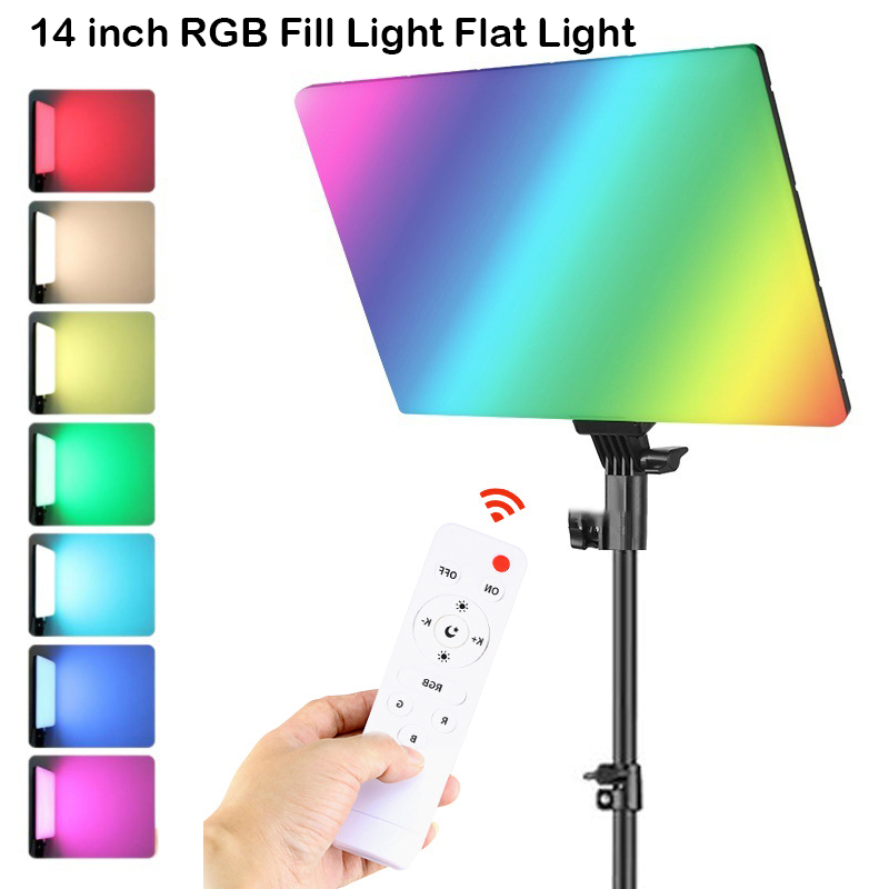 RGB 14 ''LED الفيديو الضوئي ال - مراجعة Photography Lighting Styles وسعره