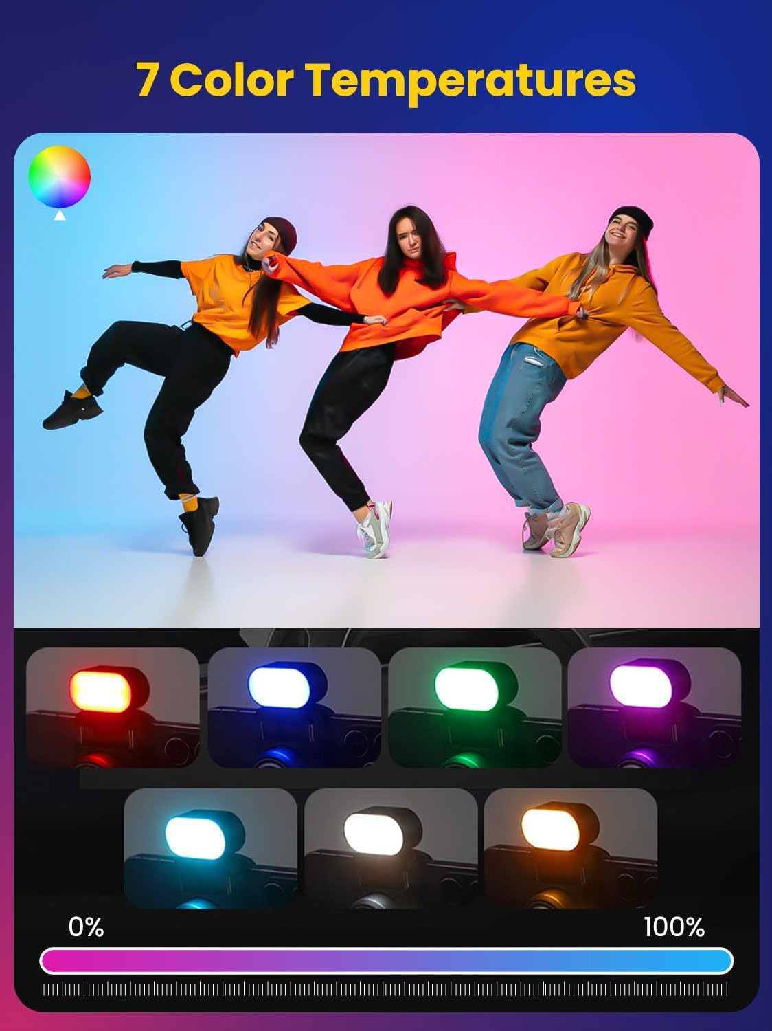 AOCHUAN Mini RGB المغناطيسي مل - مراجعة Photography Lighting Styles وسعره