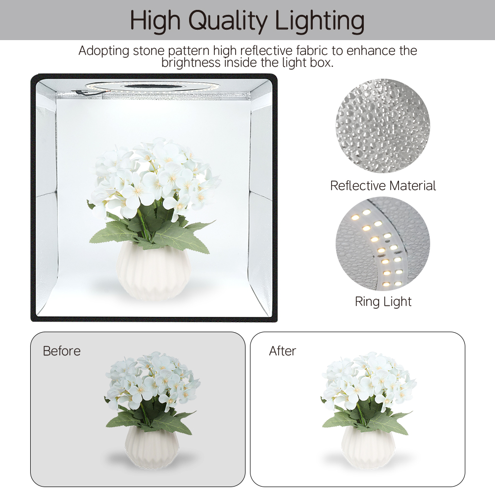 Lightdow صور الإضاءة استوديو ا - مراجعة Makeup Photography Lighting وسعره