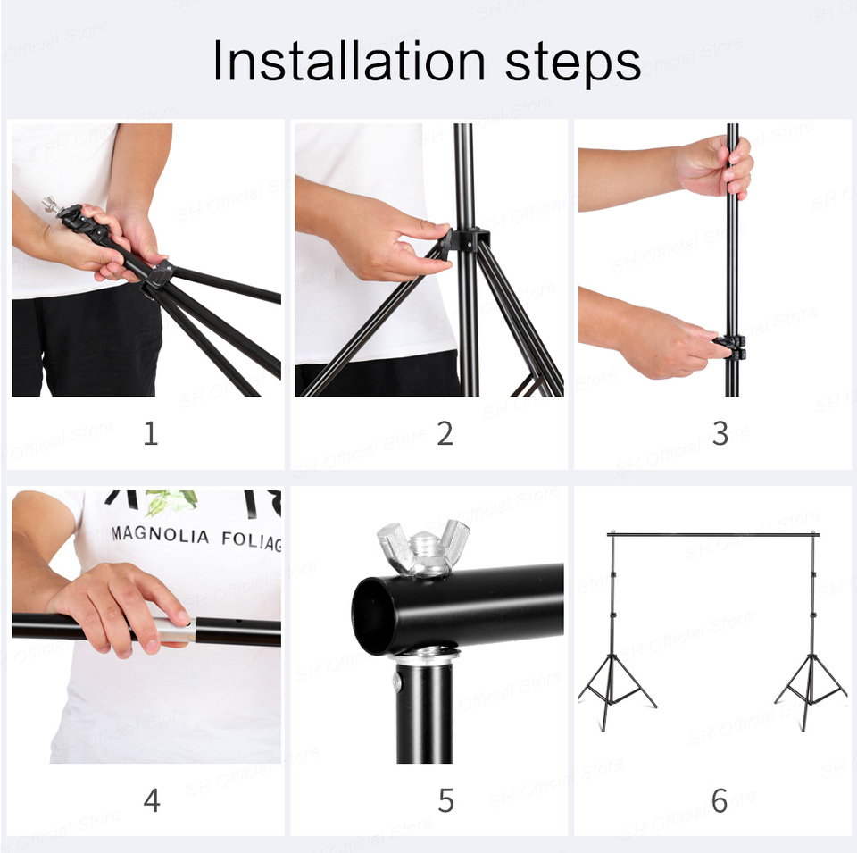 طقم معدات تصوير من سبائك الألو - مراجعة Photography Lighting Material وسعره