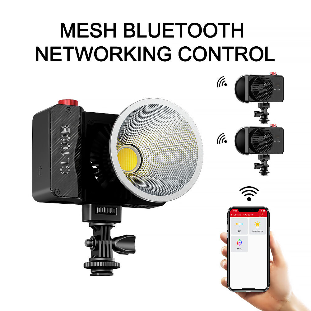 ضوء LED محمول ثنائي اللون GVM  - مراجعة Photography Lighting App وسعره