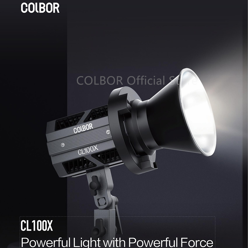 COLBOR-CL100X COB LED ضوء ، مص - مراجعة Photography Lighting Description وسعره