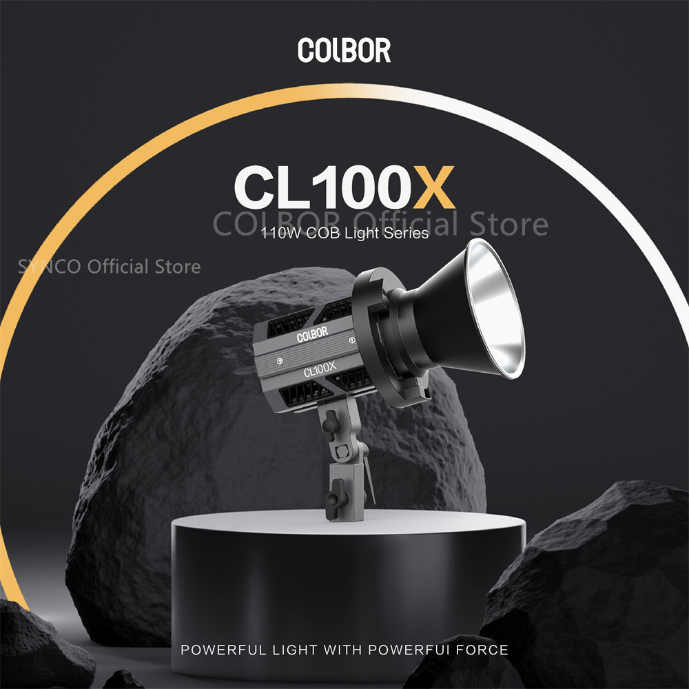 COLBOR-CL100X COB LED ضوء ، مص - مراجعة Photography Lighting Description وسعره