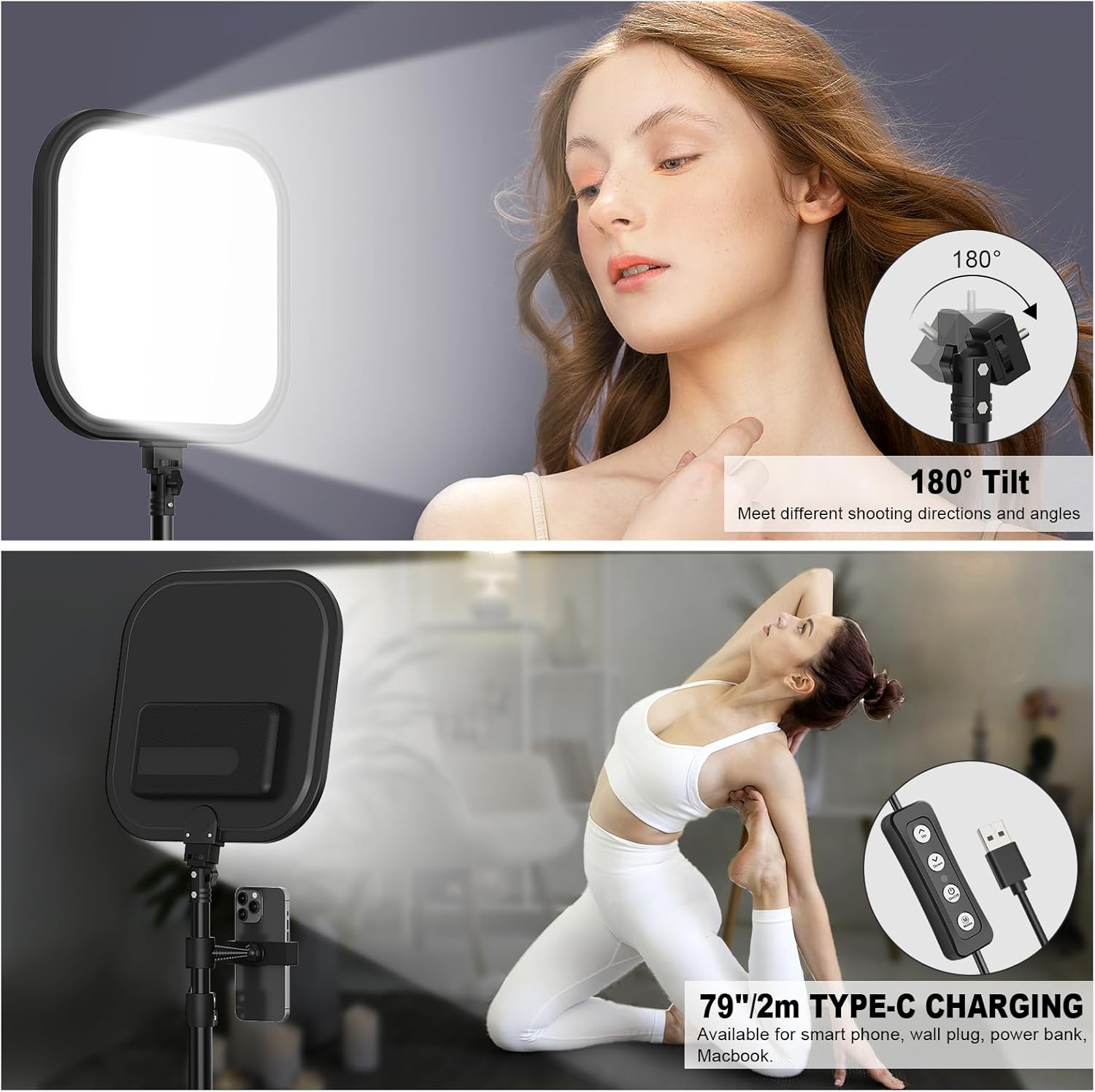 طقم إضاءة فيديو LED من قطعتين  - مراجعة Altson Photography Video Lighting Kit وسعره