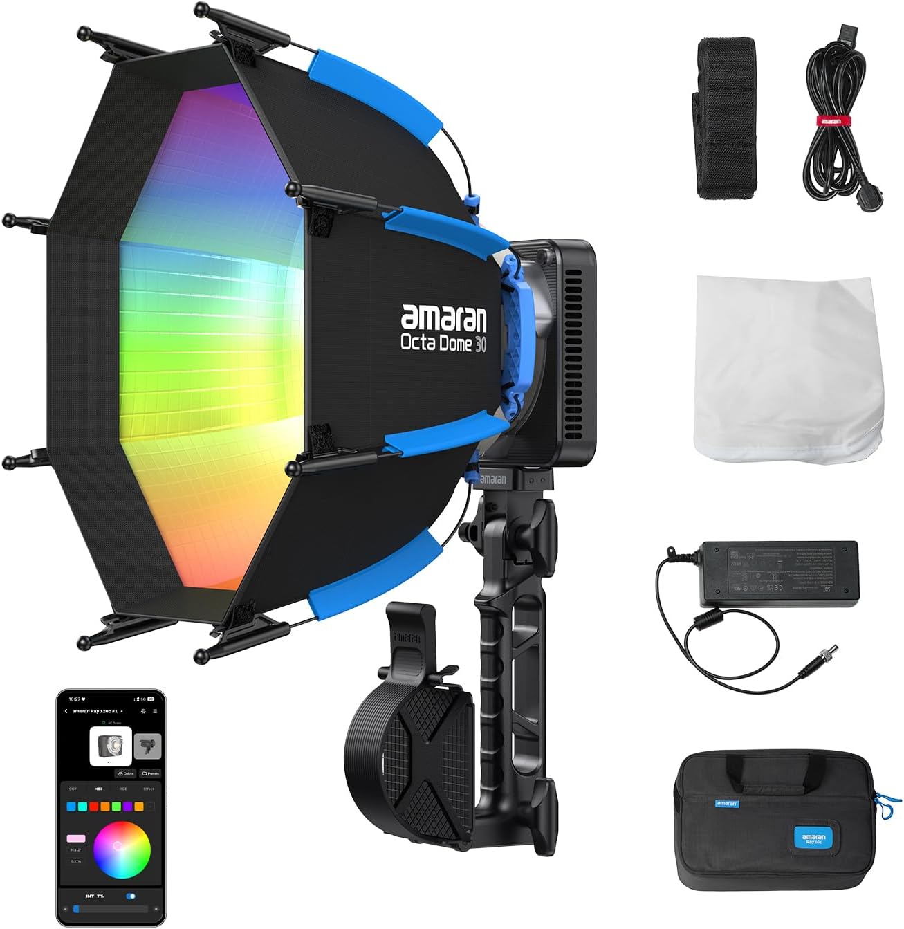 ضوء فيديو LED RGB بقوة 120 واط - مراجعة Photography Lighting App وسعره