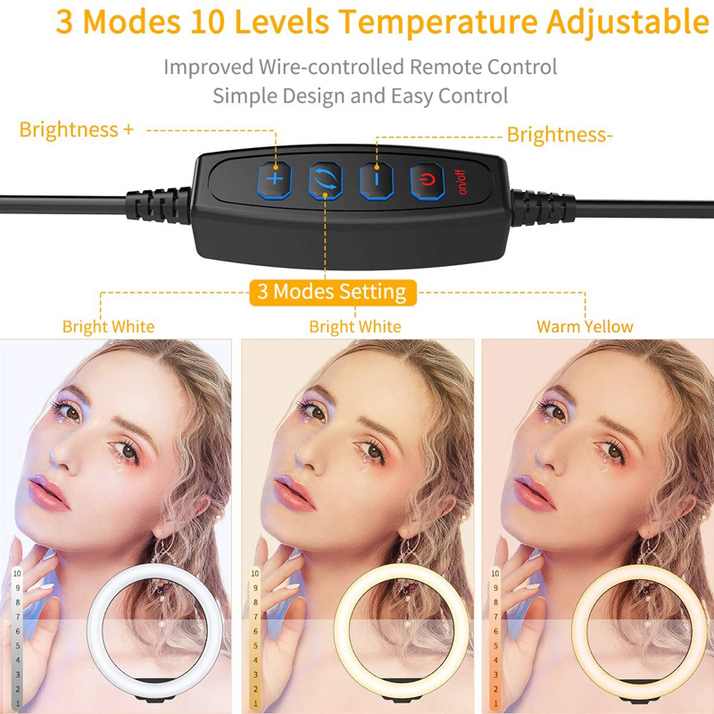 ضوء فيديو دائري LED قابل للتعت - مراجعة Photography Lighting Description وسعره