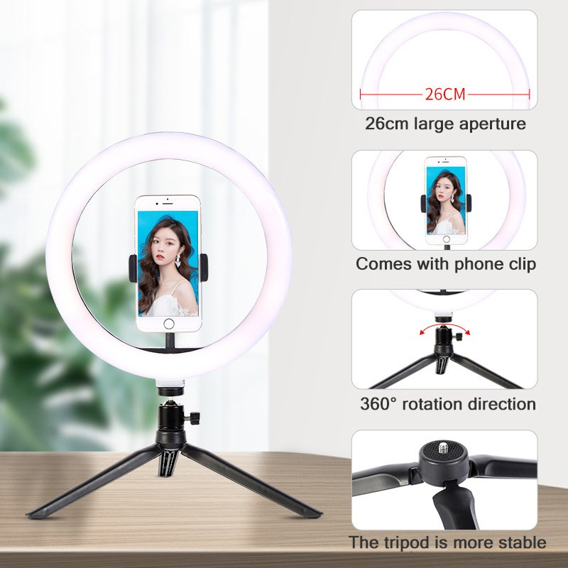 26 سنتيمتر 10 بوصة Led حلقة Se - مراجعة Iris Photography Led Lighting Pack وسعره