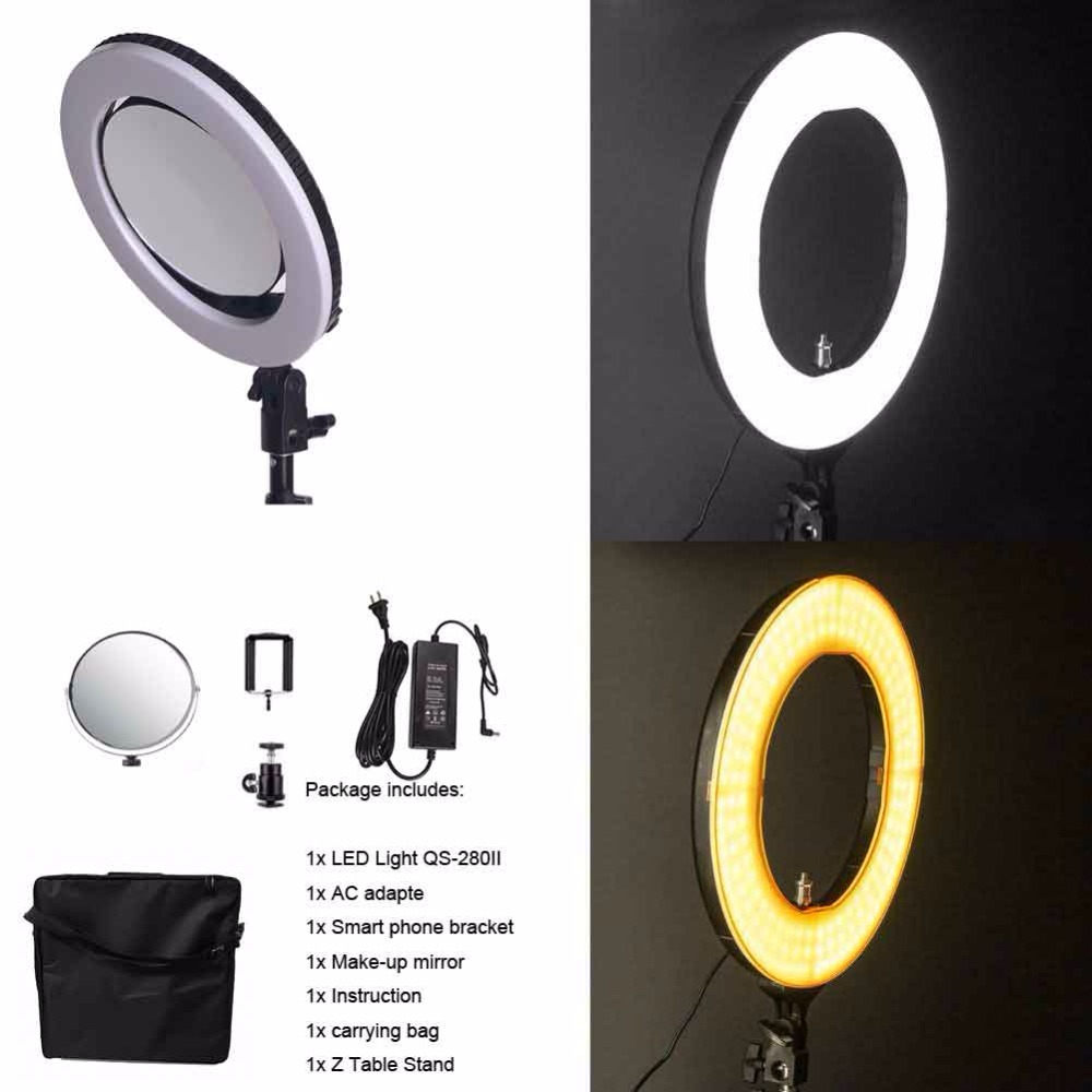10 ''QS-280II 95RA ثنائي اللون - مراجعة Learn Photography Lighting وسعره