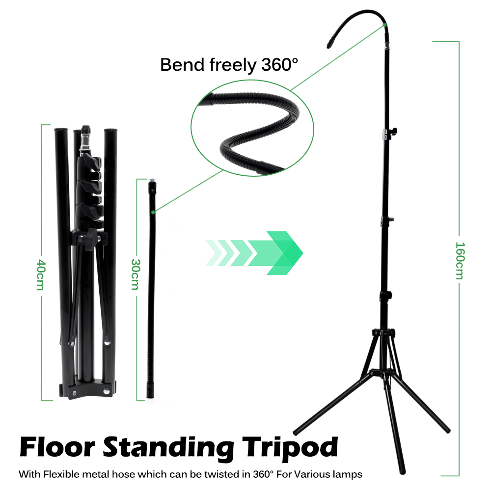 قابل للتعديل 60-160 سنتيمتر أر - مراجعة Stand Lighting Photography وسعره