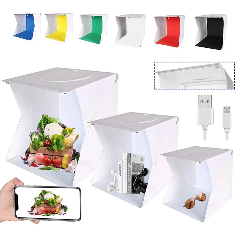 للطي صندوق الضوء المحمولة التص - مراجعة Iris Photography Led Lighting Pack وسعره