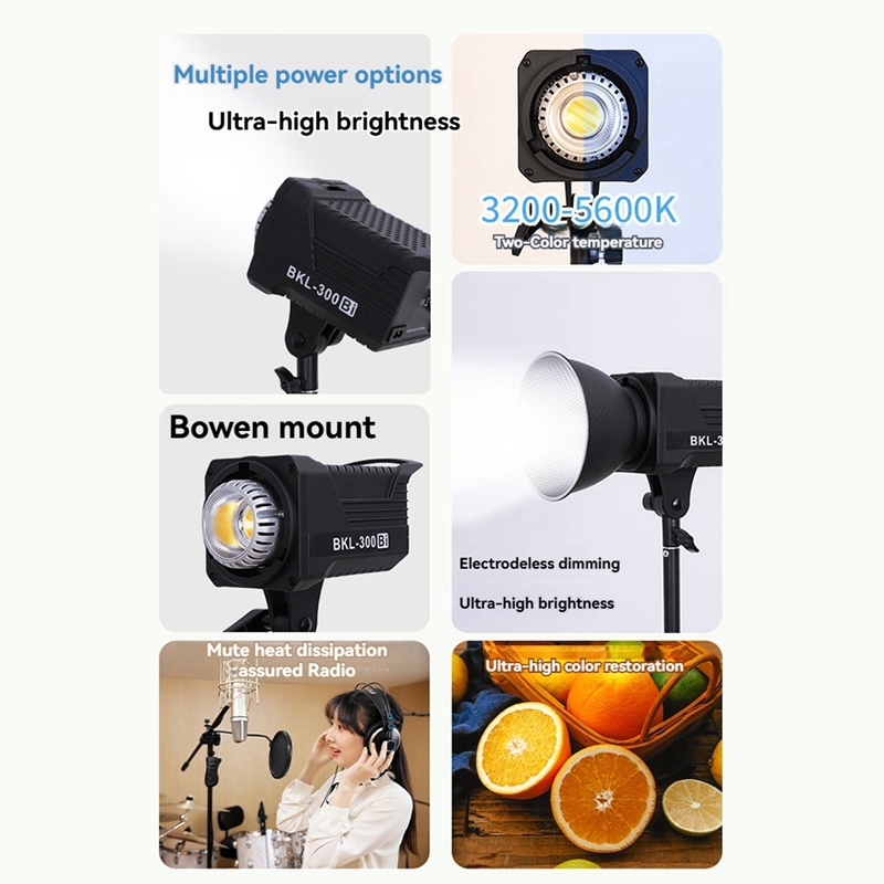 ضوء فيديو LED ثنائي بقوة 300 و - مراجعة Photography Lighting Devices وسعره