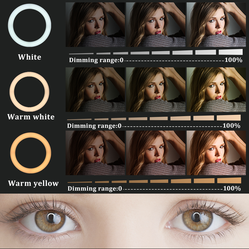 طقم ضوء حلقي قابل للخفت مع حام - مراجعة Iris Photography Led Lighting Pack وسعره