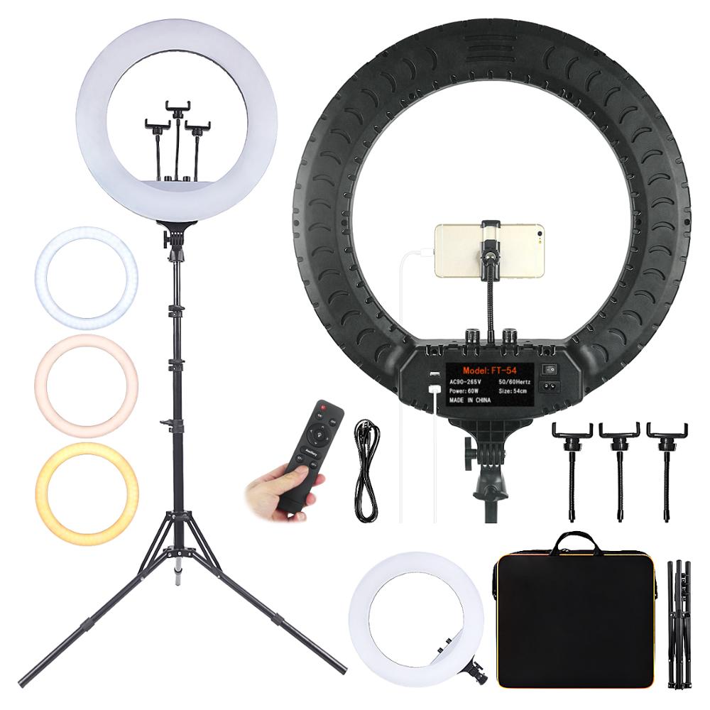 مصباح حلقي LED من Fusitu FT-54 - مراجعة Iris Photography Led Lighting Pack وسعره