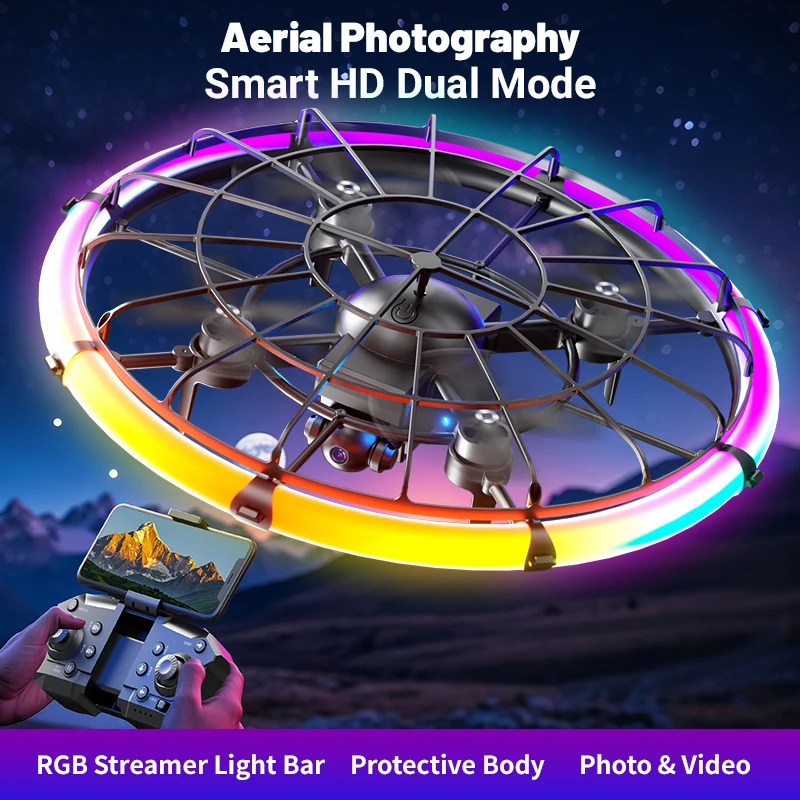 طائرة JJRC H145 UFO RC بدون طي - مراجعة Photography Lighting App وسعره